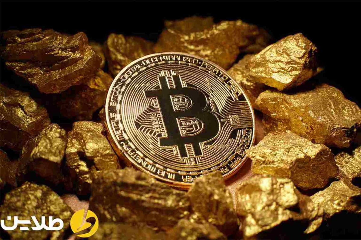 مقایسه افزایش قیمت طلا و بیت کوین