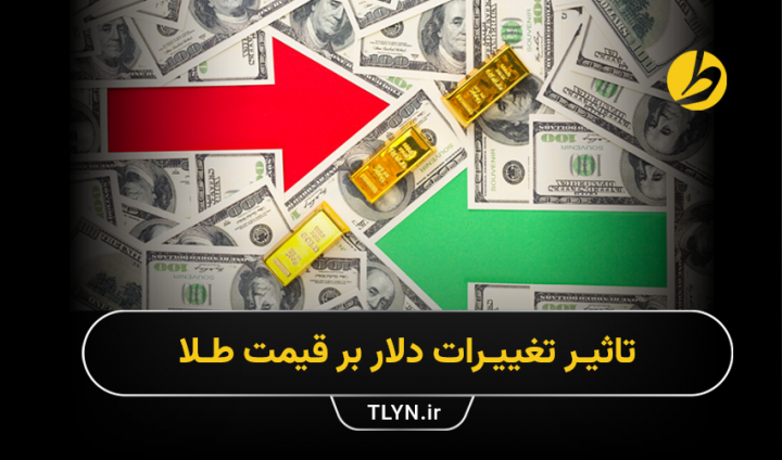 تاثیر تغییرات دلار بر قیمت طلا