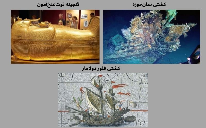 مشهورترین گنجهای طلایی تاریخ