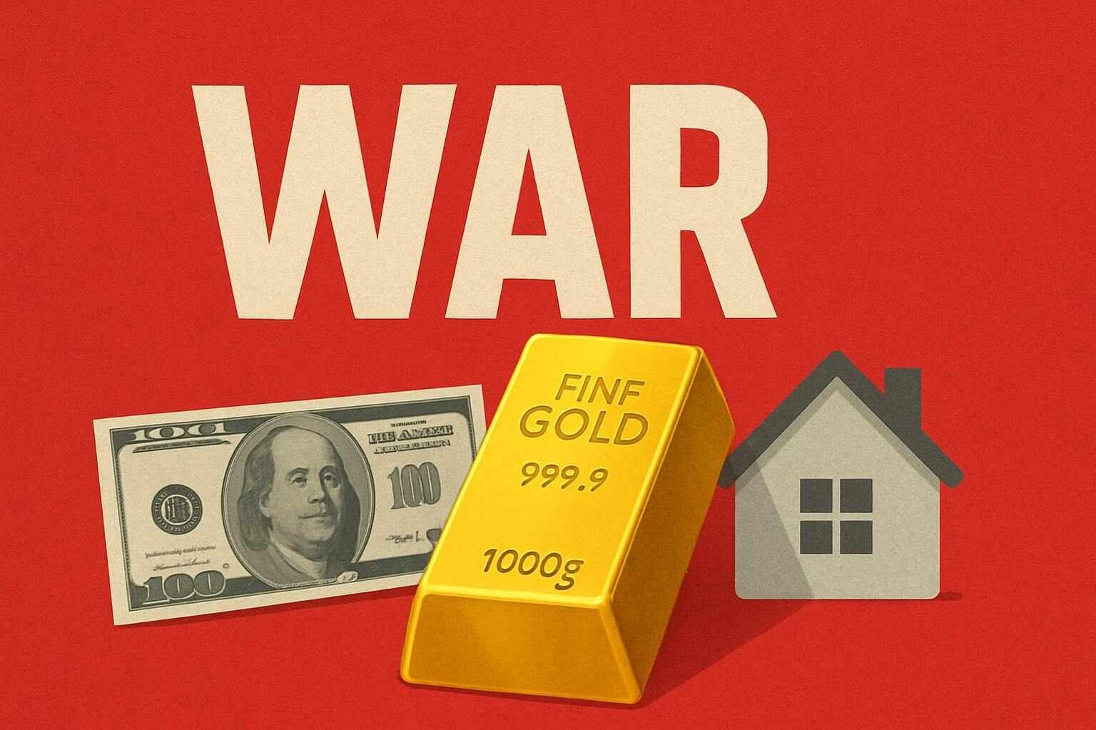 تاثیر جنگ بر طلا