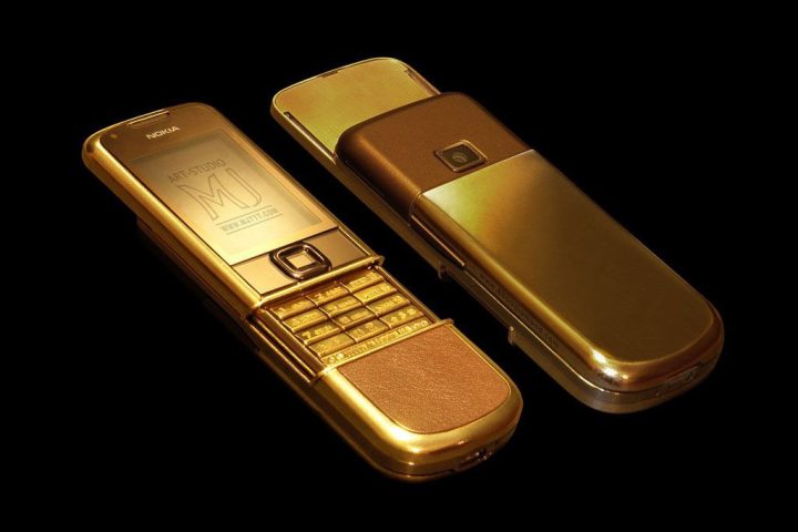 گوشی ساخته شده از طلا