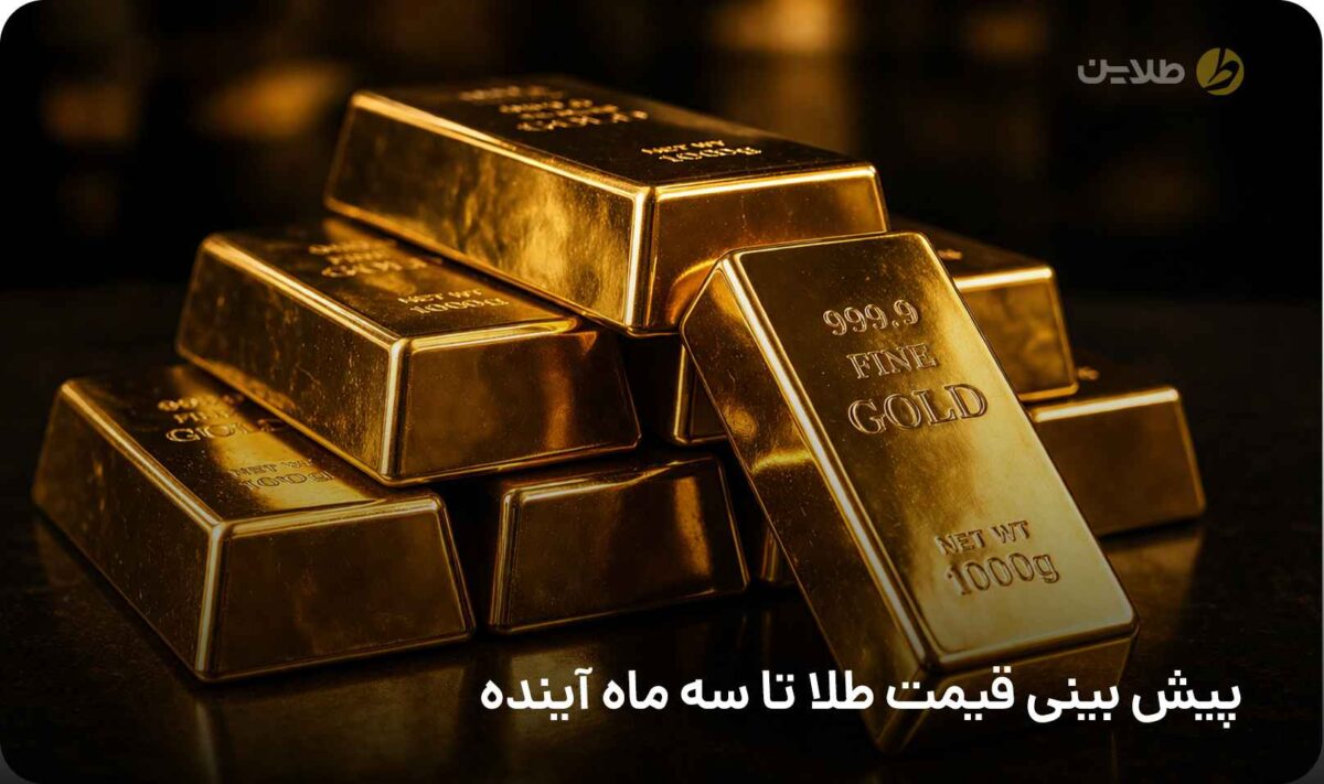 قیمت طلا تا سه ماه آینده