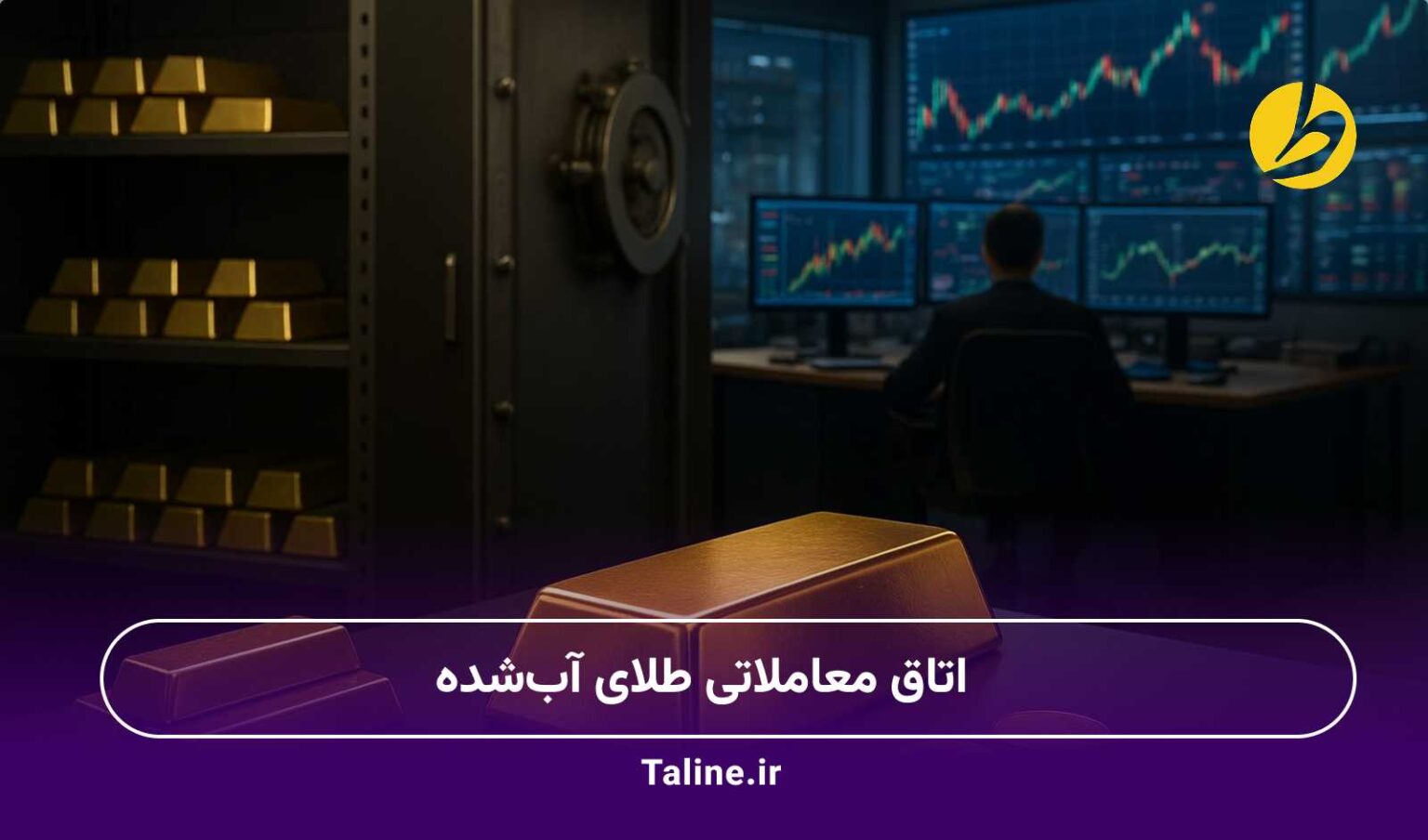 اتاق معاملاتی طلای آب‌شده