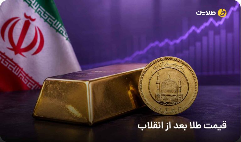 قیمت طلا بعد از انقلاب