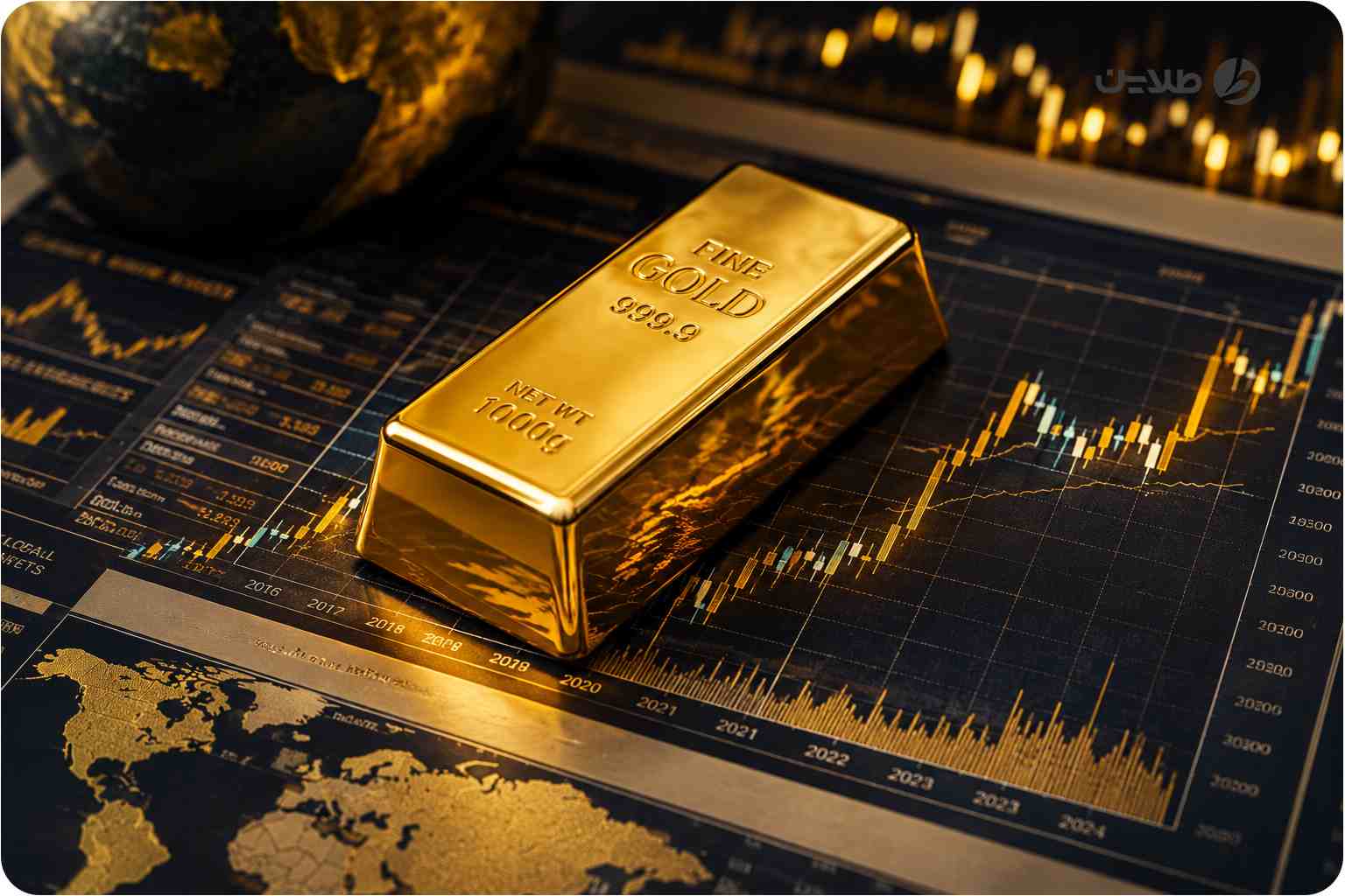 روند اونس جهانی طلا در سال 2018