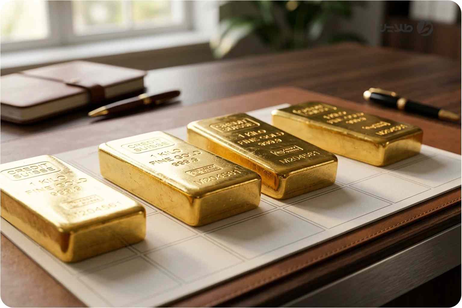 قیمت طلا ده روز پیش