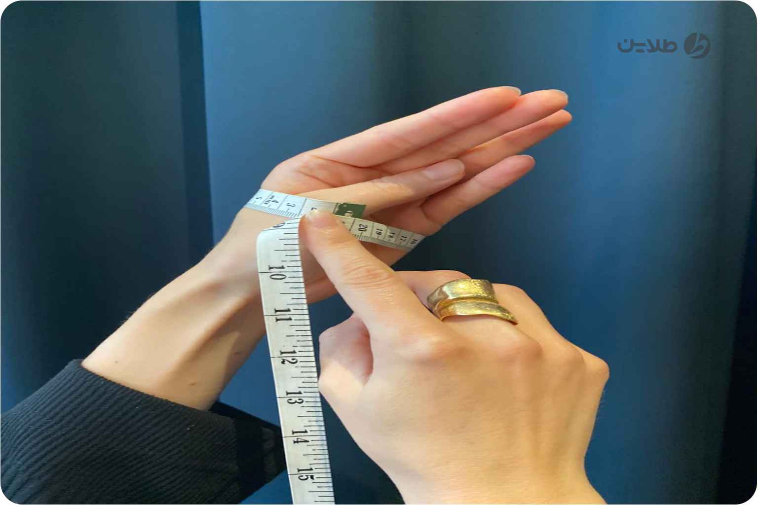 اندازه گیری سایز النگو