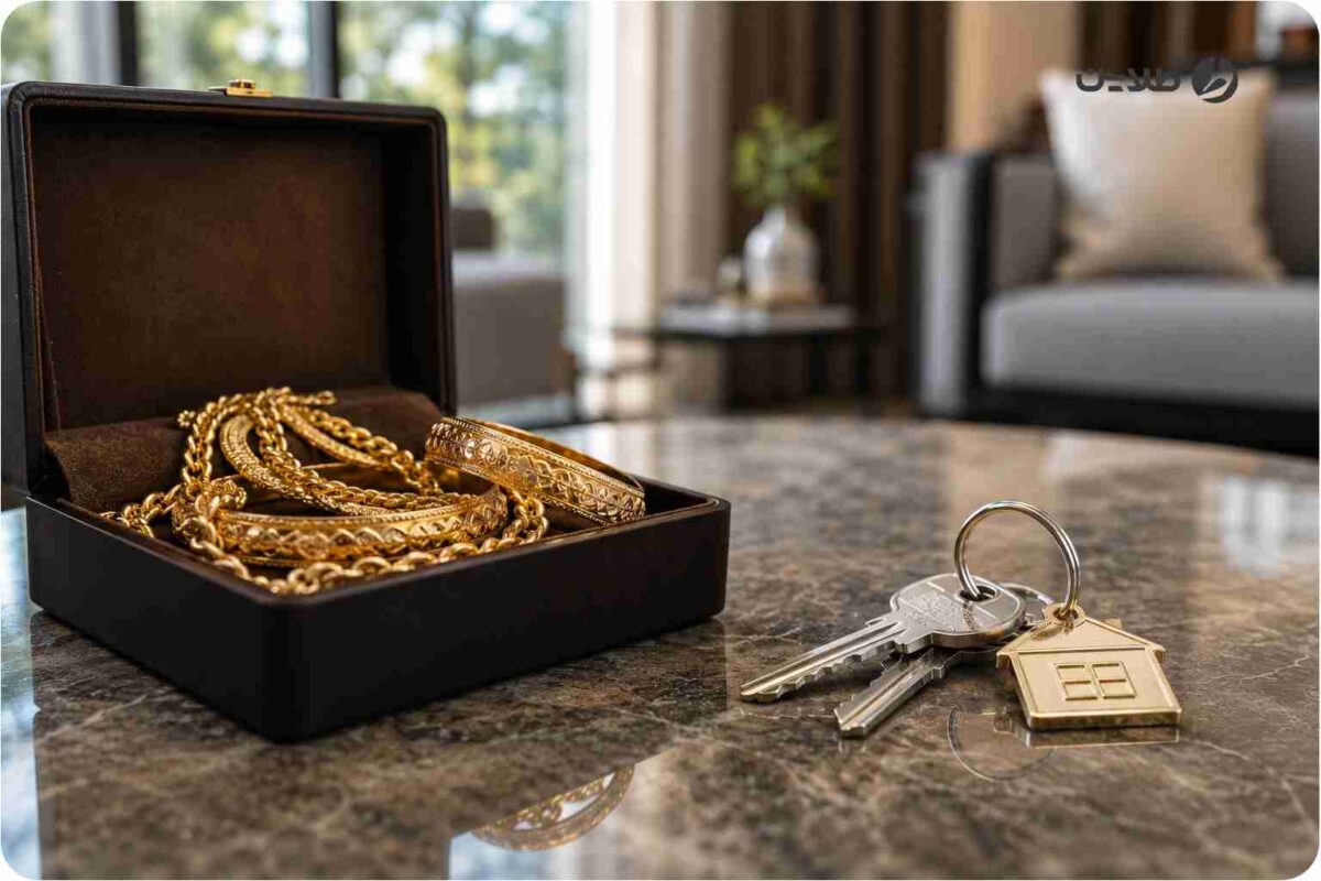 تبدیل طلا به زمین