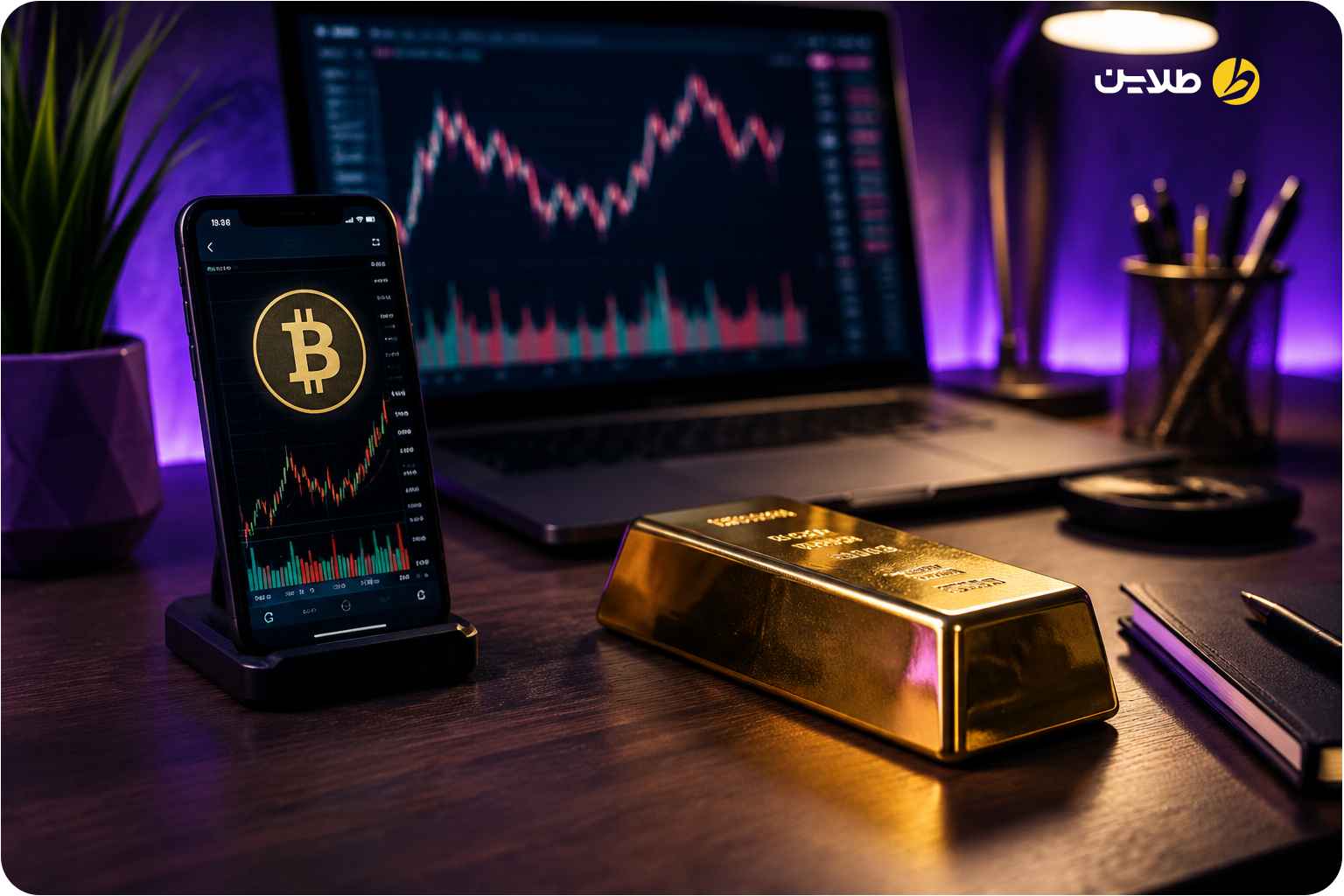 مقایسه سود طلا و بیت کوین
