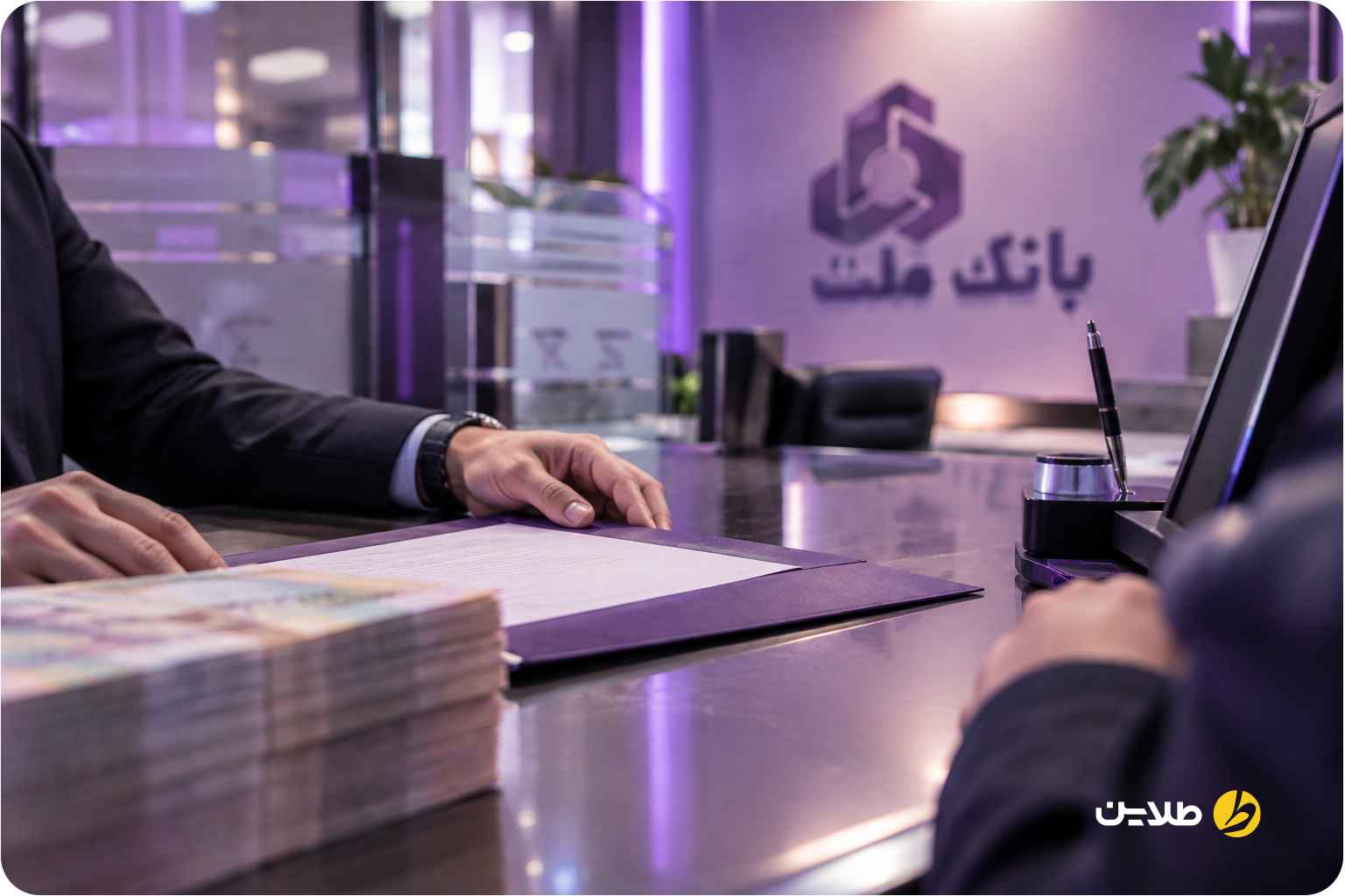 محاسبه سود بانک ملت 1405