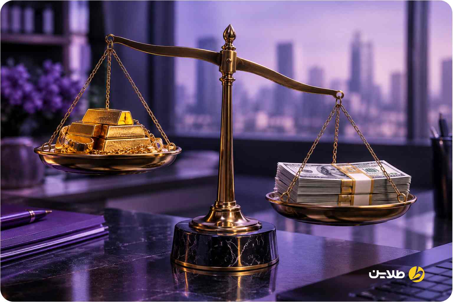 در یک سال گذشته طلا سود بیشتری داشته یا دلار