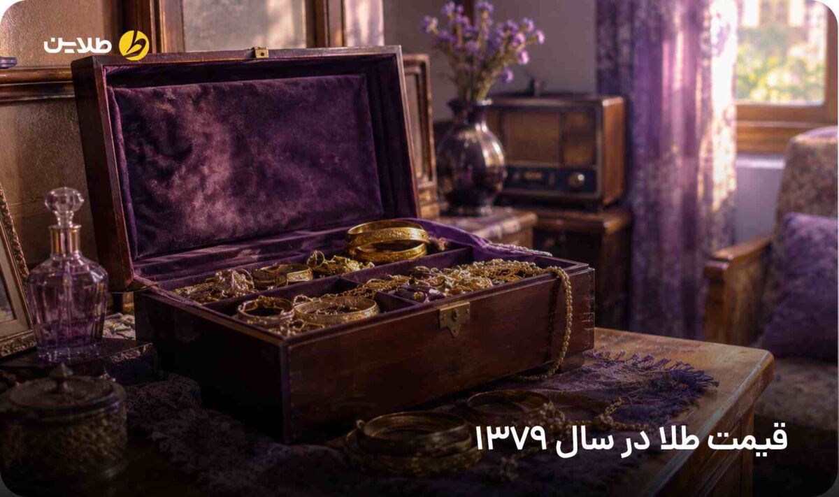قیمت طلا در سال 1379