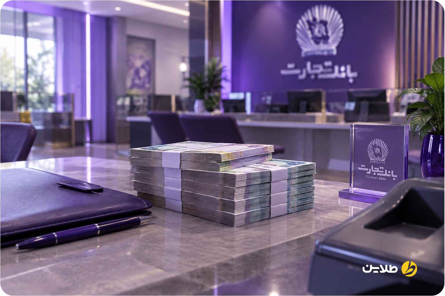 سود یک میلیارد در بانک تجارت