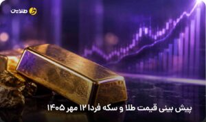 پیش بینی قیمت طلا و سکه فردا 12 مهر