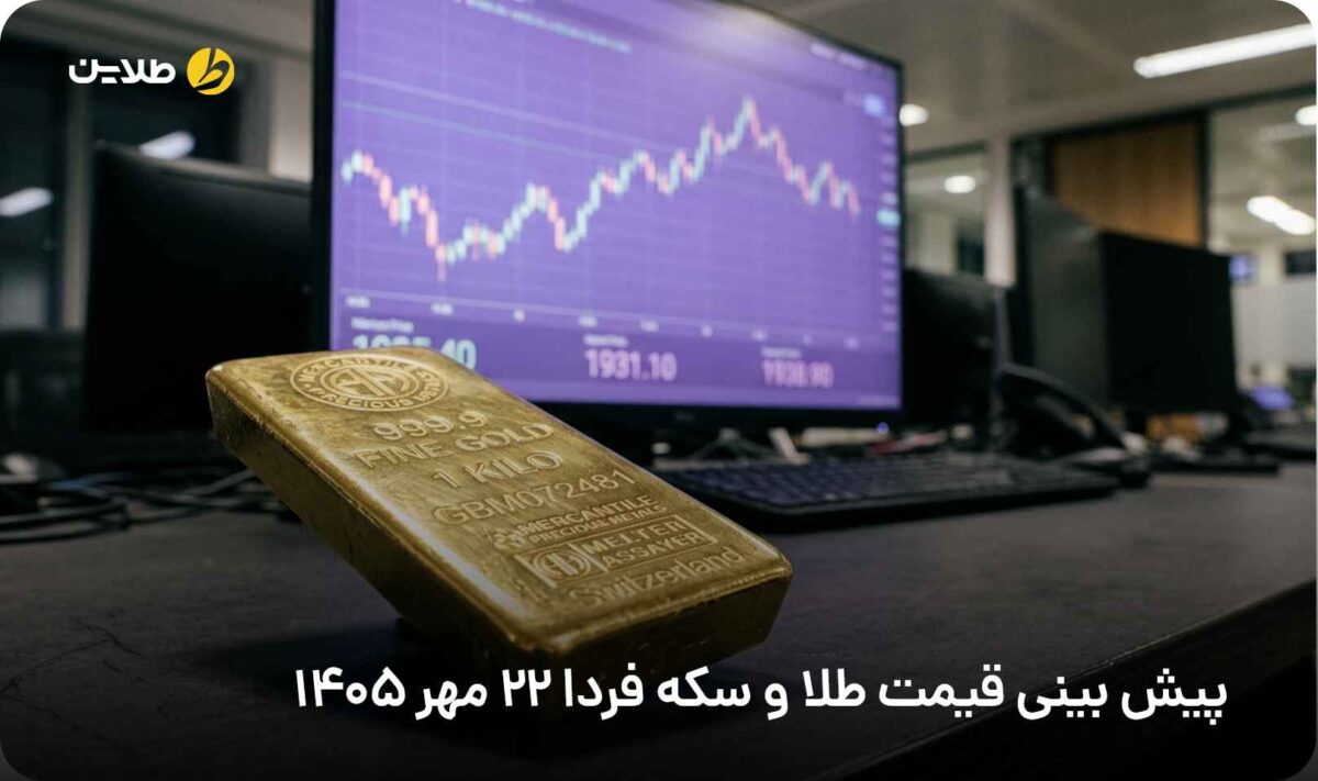 پیش بینی قیمت طلا و سکه فردا 22 مهر