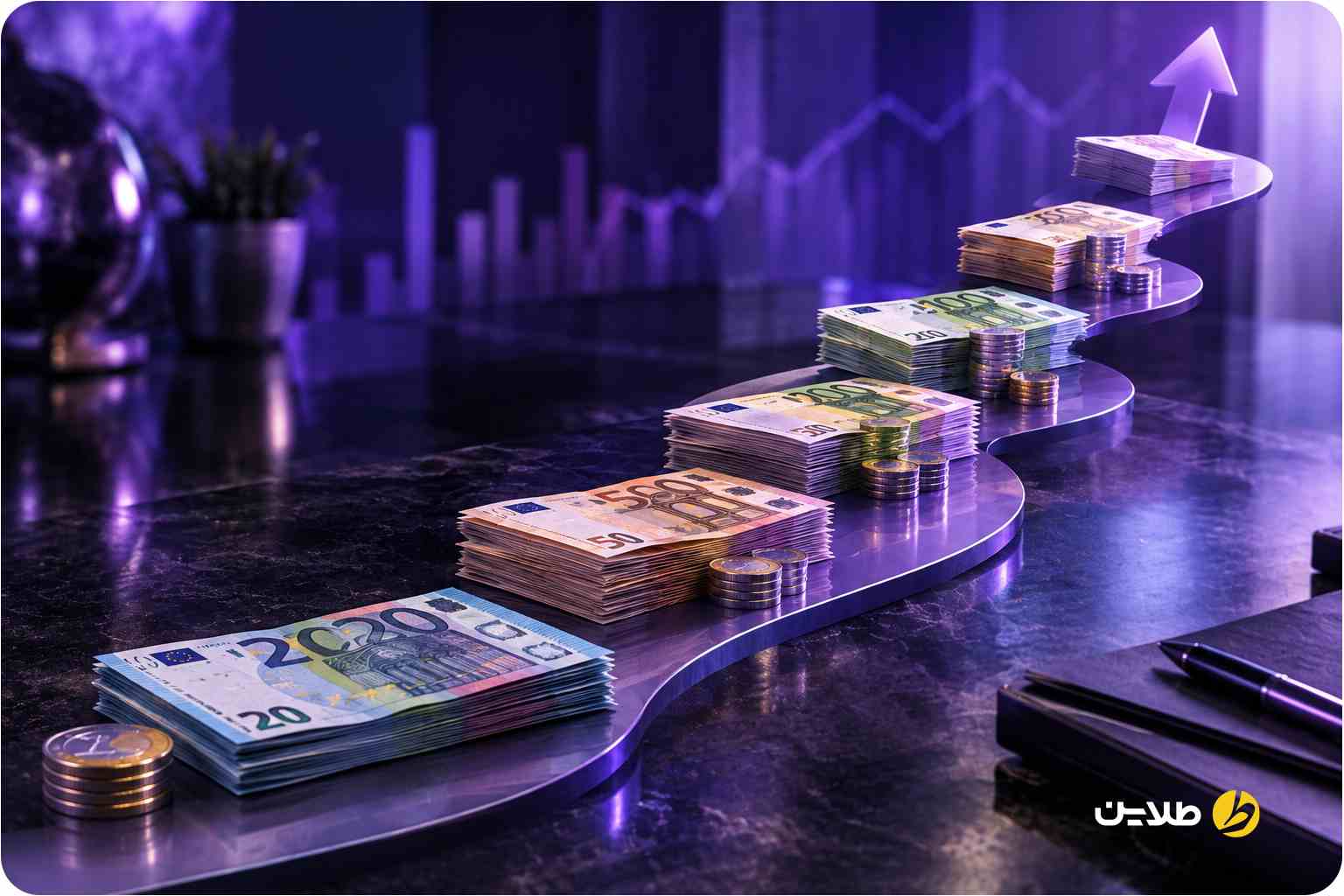 روند قیمت یورو از مهر تا آذر 1399