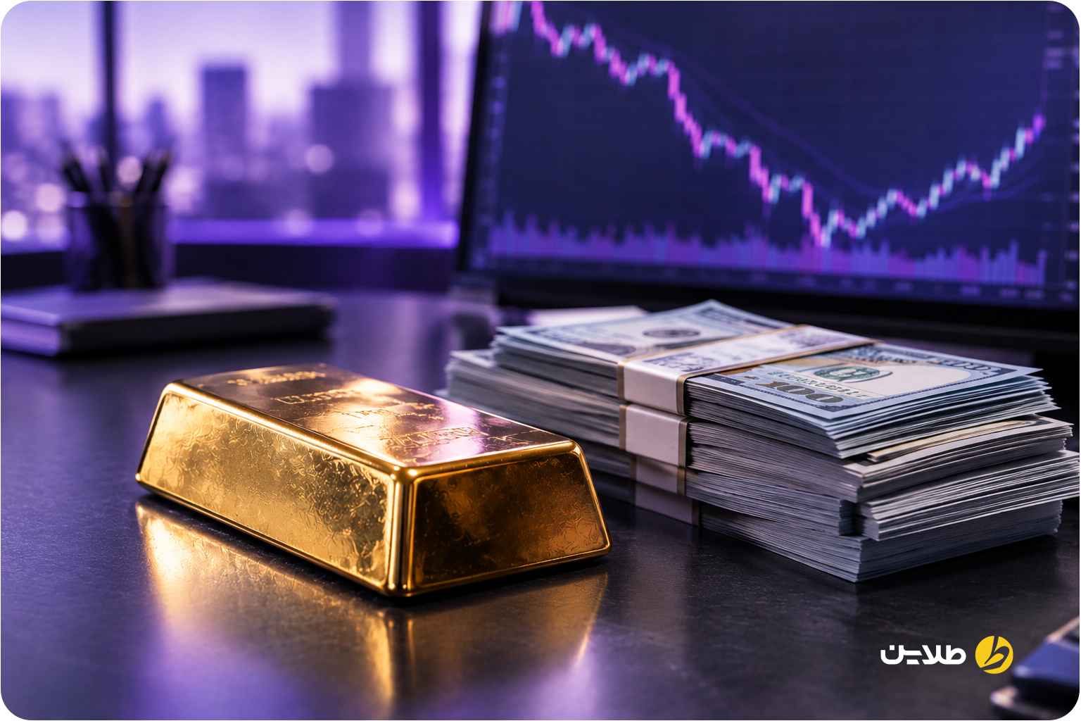 افت اونس جهانی طلا در چهارشنبه 22 مهر 1405