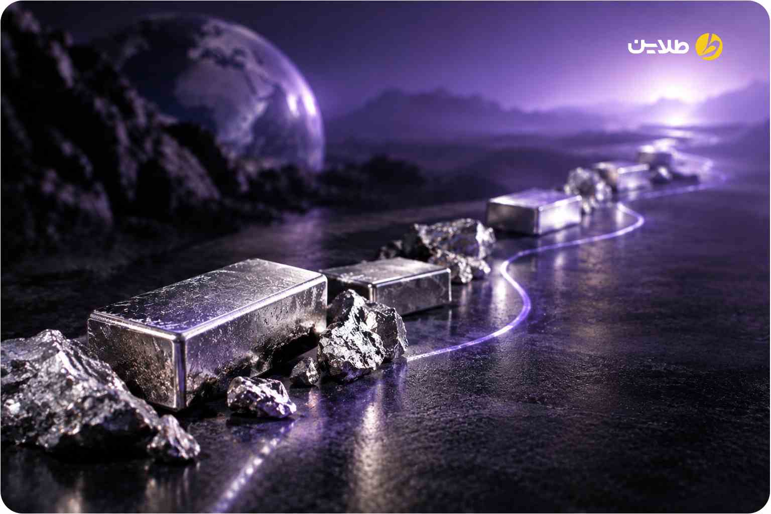 پیش بینی قیمت نقره در سال 1406 با هوش مصنوعی